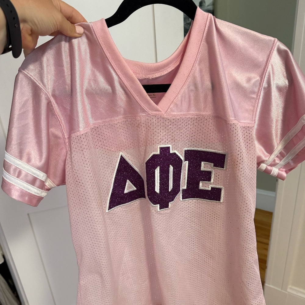 Delta Phi Epsilon Pink and Purple Jersey